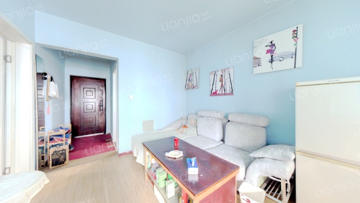 华阳路小户型天保郦景正规一居拎包入住-客厅