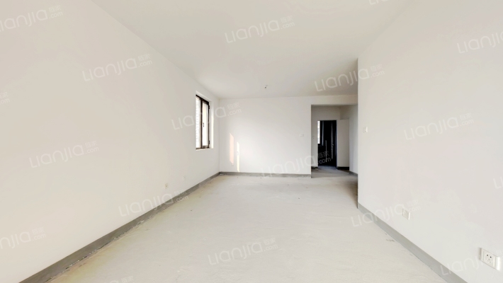 鸿坤南北通透两居室，前边无遮挡，楼层位置好-客厅