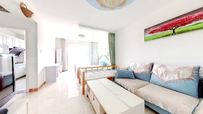 冠云路，宏远景园，精致装修一室一厅，朝南-卧室