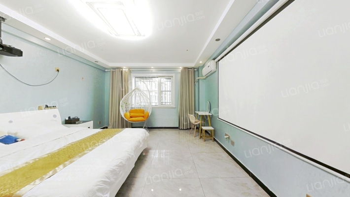 华阳东路大产权正规一室精装满二房屋出售-卧室