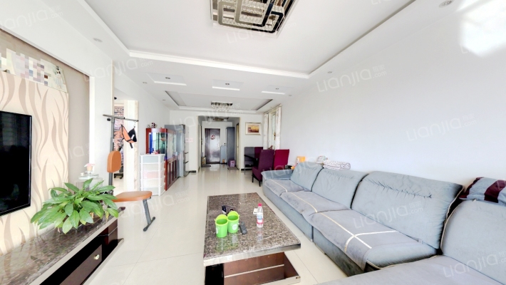 西南向两居，精装修 拎包入住，楼层好，采光好-客厅