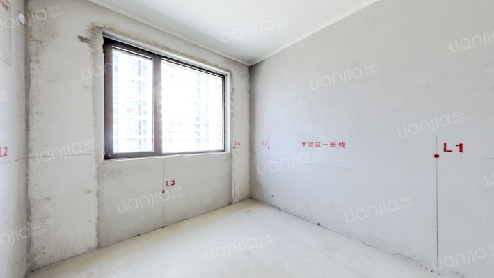 园林洋房社区 南北通透三居双卫 毛坯 看房方便-卧室C