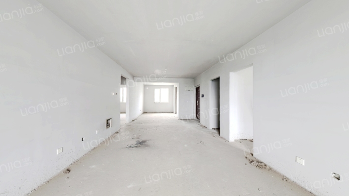 南北通透，总高11层，一梯两户，住在公园内-客厅