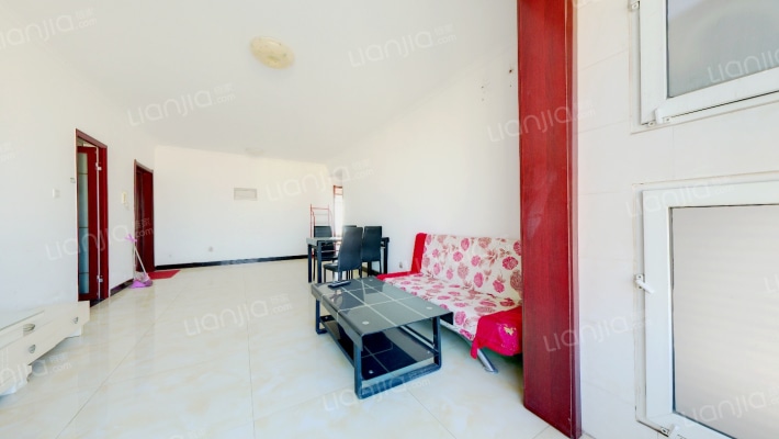 精装修 明卫 南北通透2居 主卧阳台 高楼层 边户-客厅