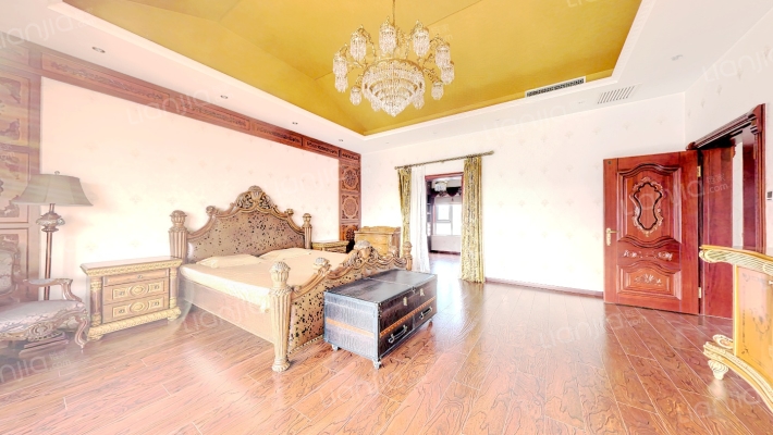 涿州别墅 竹语堂 独栋别墅 300万装修 3层高挑空-卧室E