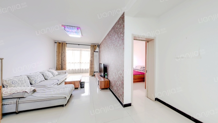 开发区高新水乡园南北通透两居中间楼层采光好税费低-客厅