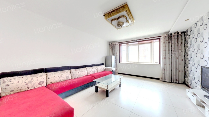 华福佳缘小区 中间楼层 南北通透三居 价格可议-客厅