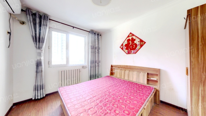 理想城南北通透两居，中间楼层，出行方便，位置好-卧室A