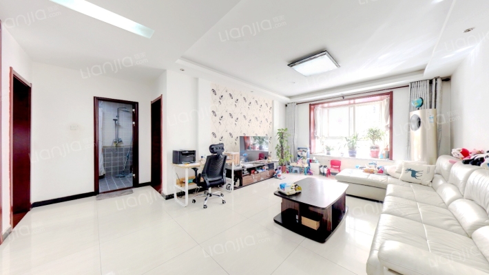 惠友康庭南北通透三居室，精装修，可贷款。。。。-客厅