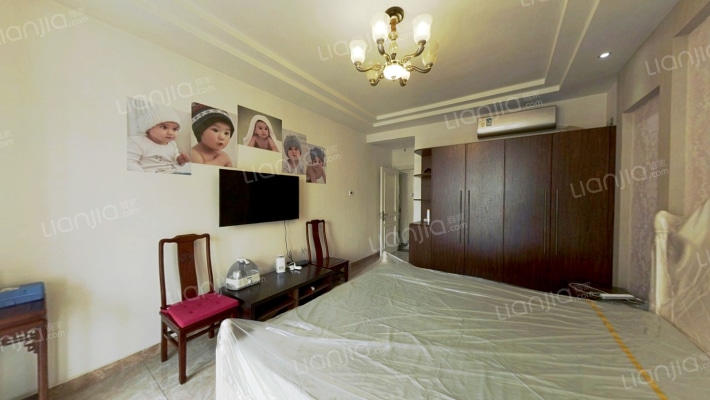 小区空中花园设计小区环境好  户型南北通透三居室-卧室C