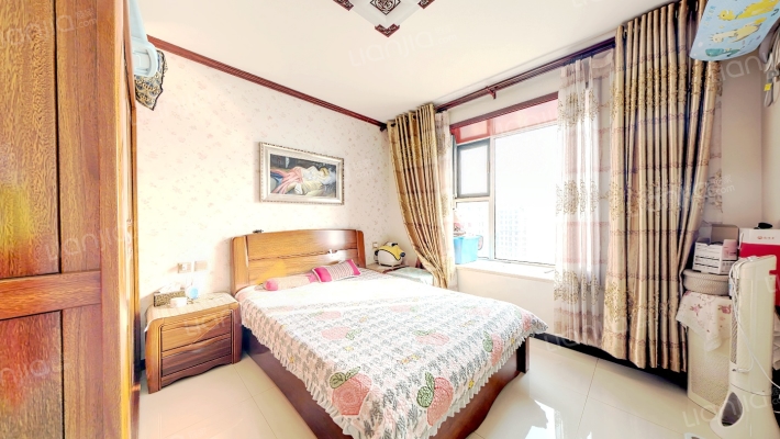 南北通透 三局双卫 精装修 拎包入住-卧室C