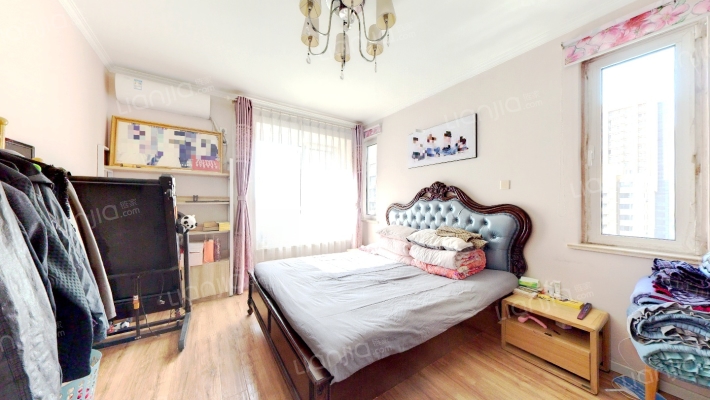 金竹花园，精装两居室，环境好，物业好，位置佳-卧室A