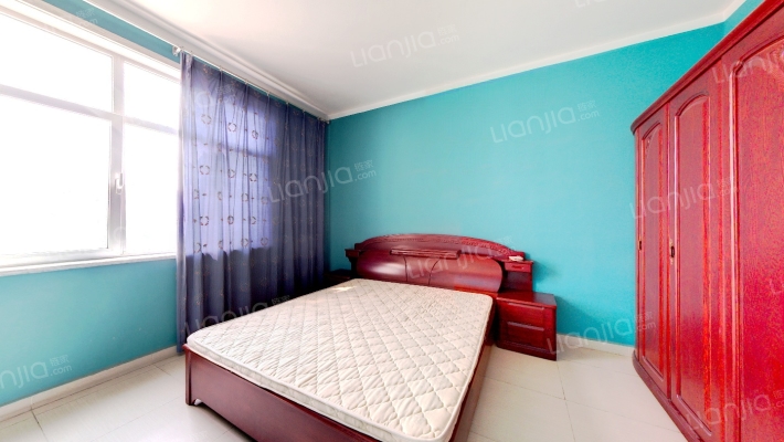 燕赵花园，南北通透大三居，直接看花园，中间楼层-卧室C