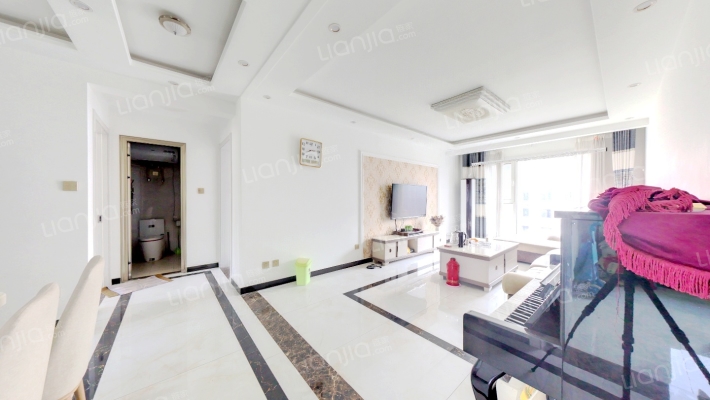 此房满二税少，南北通透格局，楼层好，视野宽阔-客厅