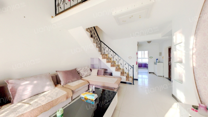 德信公园旁 集中供暖 南北通透两居 低密住宅-客厅