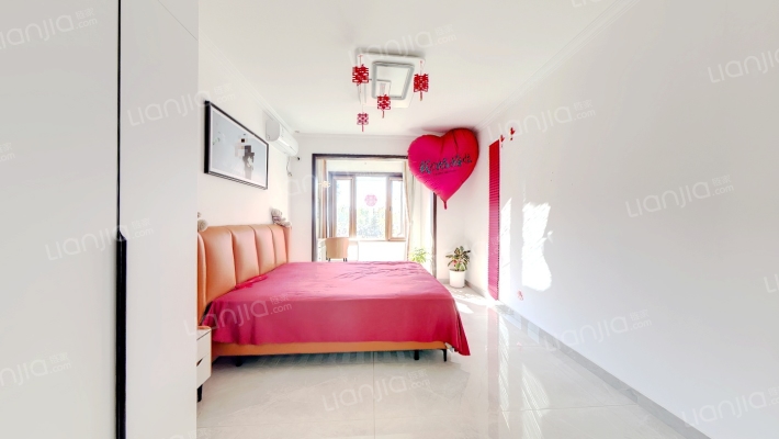 南北通透四居室 精装修 采光视野好 带40多平花园-卧室C