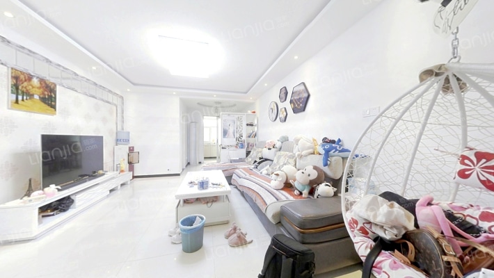 开发区 政法街 正规2居 房本满二 带装修-客厅