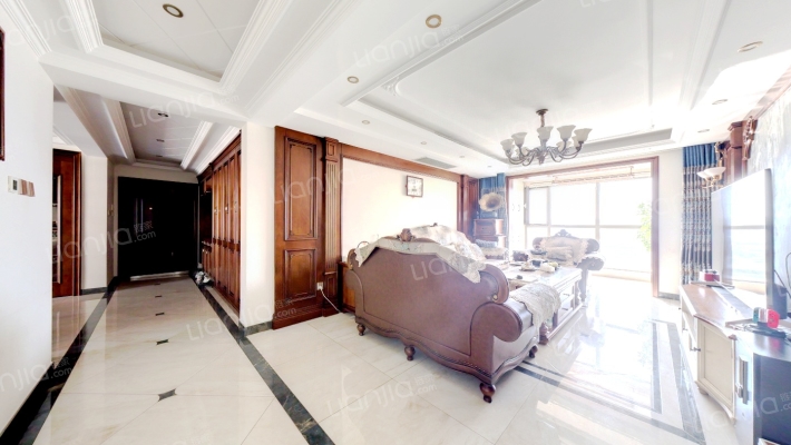 涿州开发区御景园精装南北三居室明厨明卫带车位-客厅