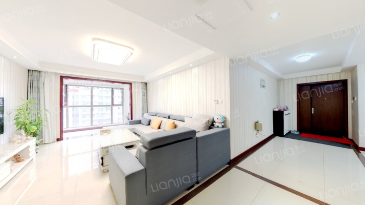 中间楼层 采光好 南北通透 精装 三居室-客厅