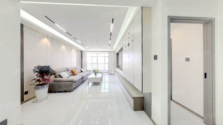 此房采光好，房本满二过户费低公园式社区-客厅