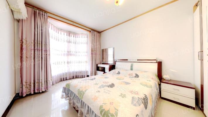 德信公园旁 板楼天花板社区 紧挨公园 南北通透大三居-卧室B