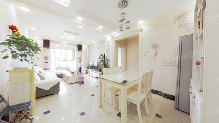 开发区 公园壹号 精装两居室 拎包入住-客厅