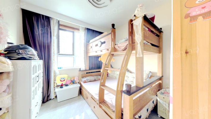 鹏渤印象城牛津花园 3室1厅 南 北-卧室A