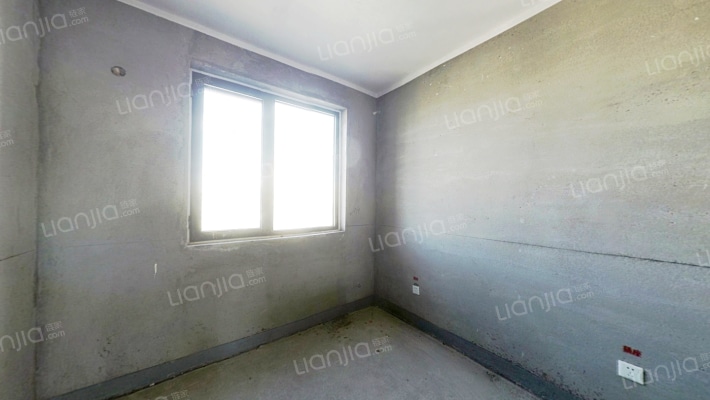 天伦湾大社区 绿化水系公园 集中供暖 样板间户型。-卧室B