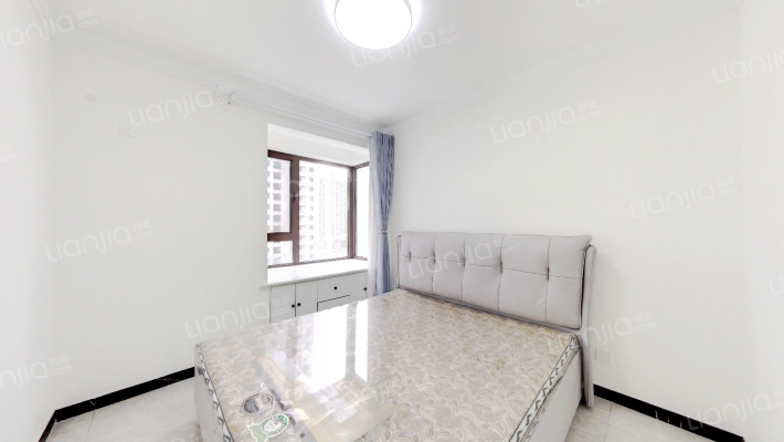 天伦湾小区，集中供暖，交通便利，环境优美二居室。-卧室B