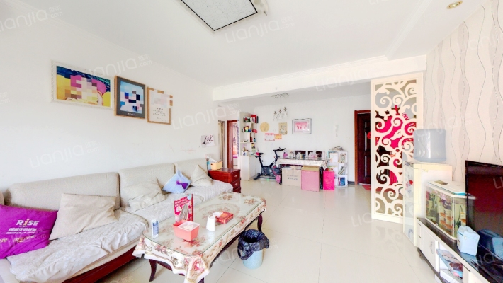 南北通透格局，楼层好，视野宽阔，采光充足-客厅