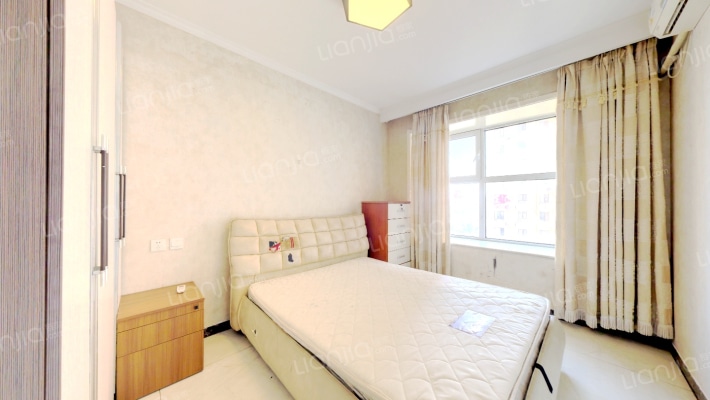 香邑溪谷上园，精装两居，中高楼层。-卧室B