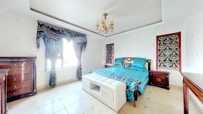 涿州别墅 竹语堂 独栋别墅 300万装修 3层高挑空-卧室C