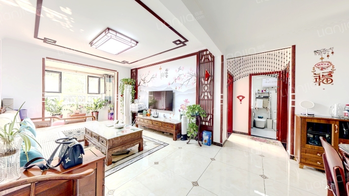 南北通透，三居，精装，房主自住-客厅