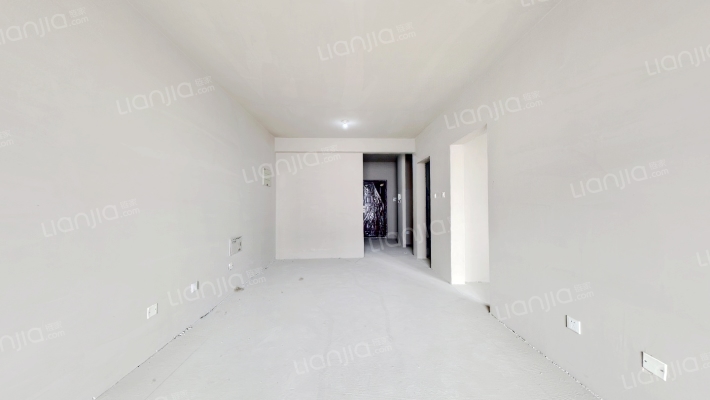 8号楼 中间单元高楼层2居 满二 毛坯 厅带阳台-客厅