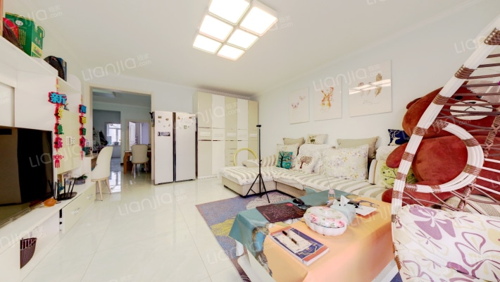 双塔社区，凯旋门精装电梯房两居，好楼层-客厅