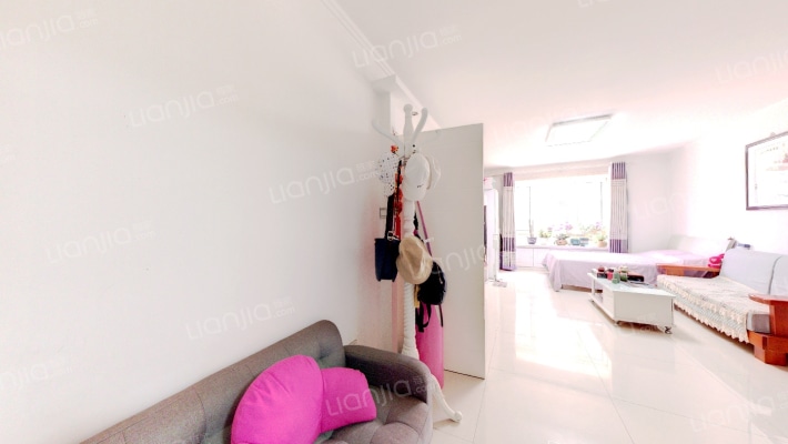 市医院金街商场旁边南向低楼层大一居精装-卧室