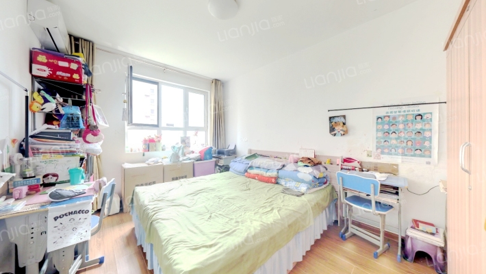 高铁站旁，经典两居，户型方正采光好。-卧室B