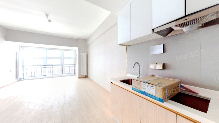 高铁站旁精装一居，户型方正采光好。-卧室