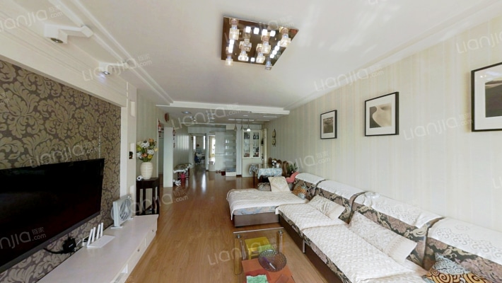 范阳路矿山局家属院精装温馨舒适大三居-客厅