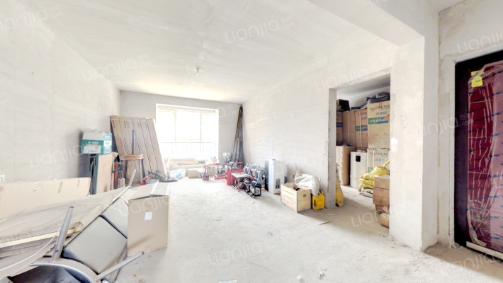 此房南北通透，三室两卫，三阳户型，大露台140平-客厅