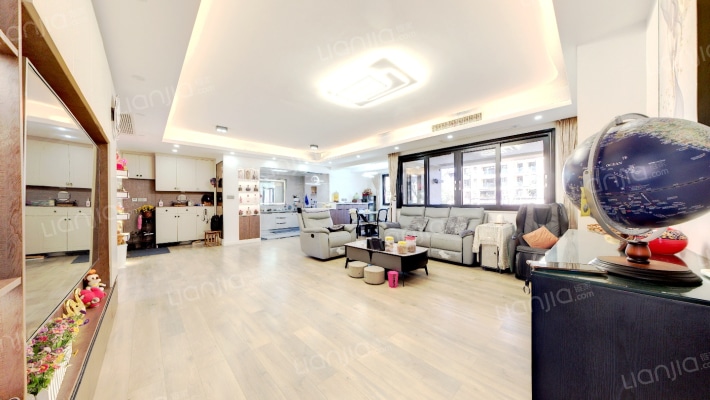 龙湖紫云台千山阅  品质装修 大横厅大平层4房-客厅
