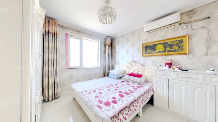 华阳路联合一号院电梯房  精装两居室中高楼层-卧室B