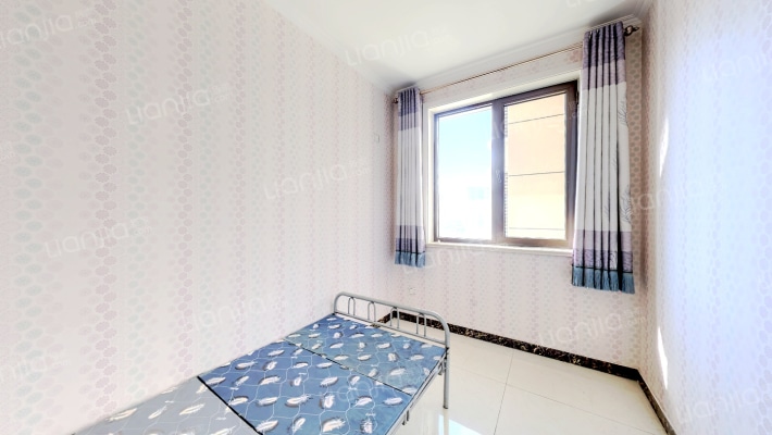 鸿坤理想湾北区全朝阳小三居，采光好，视野好。-卧室B