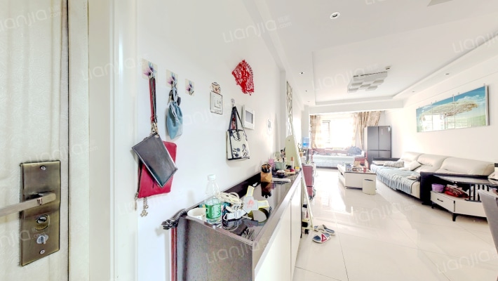 钻石精装修两居室，采光视野都很好-客厅