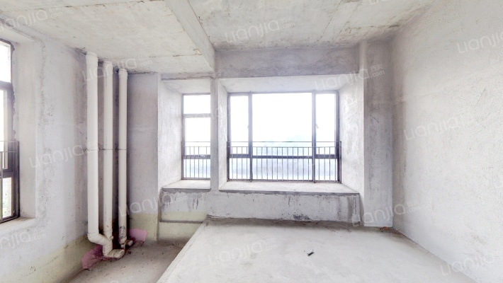 东怡水岸花园桂花洲特殊户型，复式两层，看江景-卧室B