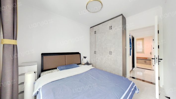 20万精装有房本通透的两居 定制家具-卧室A