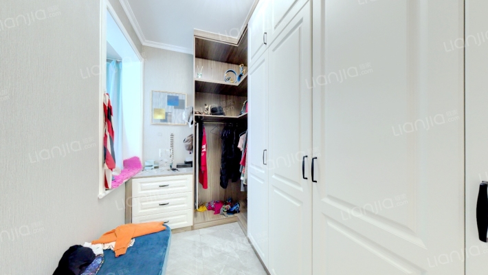 天伦湾现代精装 南北3居 拎包入住 房主没怎么住过!-卧室C