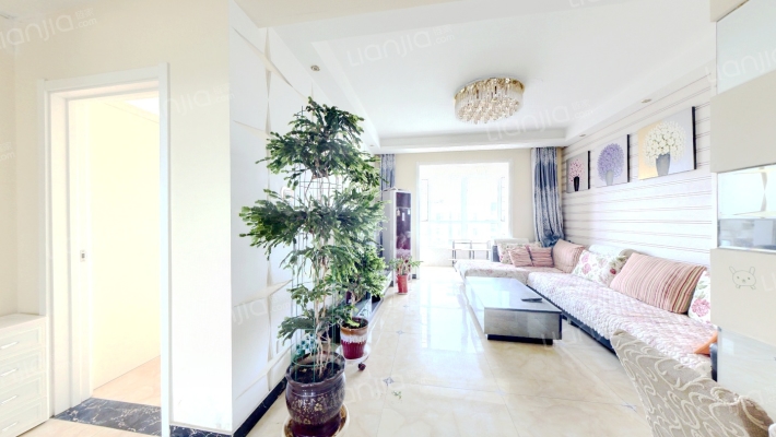 开发区 电梯房 精装 南北通透 两居，证满税少-客厅