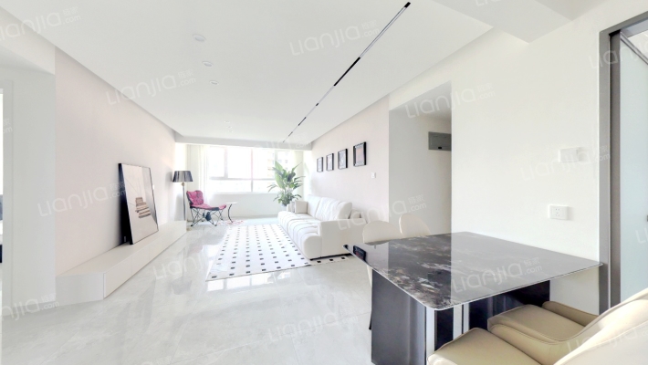 南北通透 精装修买了就能住 采光无遮挡-客厅