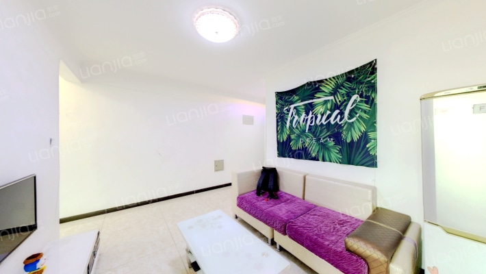 房子中间楼层，无遮挡，精装修，户型方正-客厅